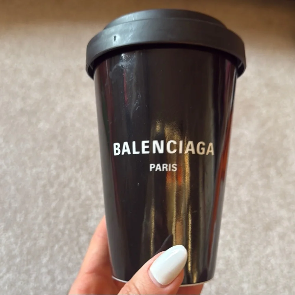 Balenciaga Black Travel Mug - Picture 2 of 8